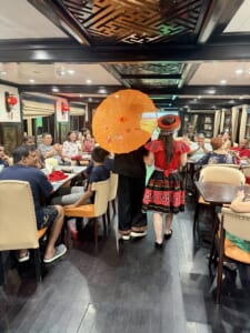 Cozy Bay Cruise Halong Bay Traditional Cultural Show Dining Room 01 - Best Halong Cruise 2026